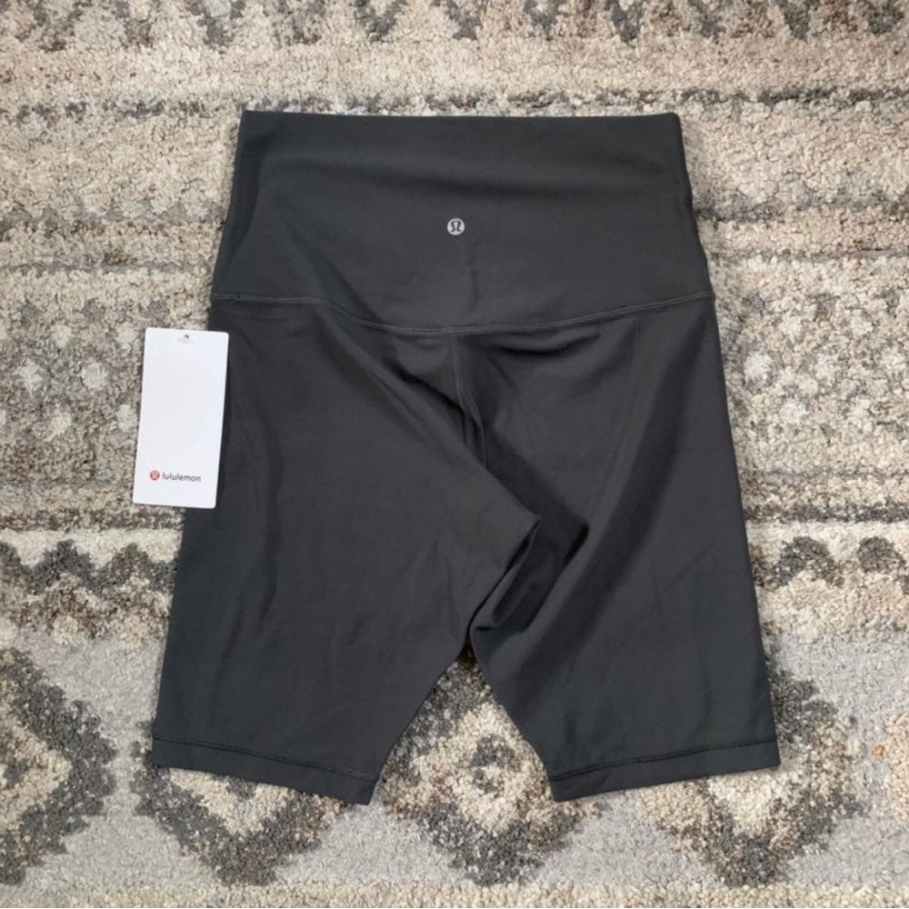 Lululemon Align Super High Rise Shorts 10in Graphite Grey First Release 10 NWT